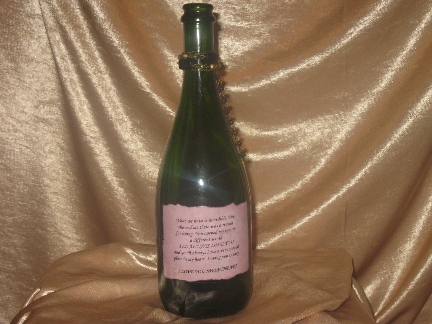 Love Letter Bottle: Incense Holder