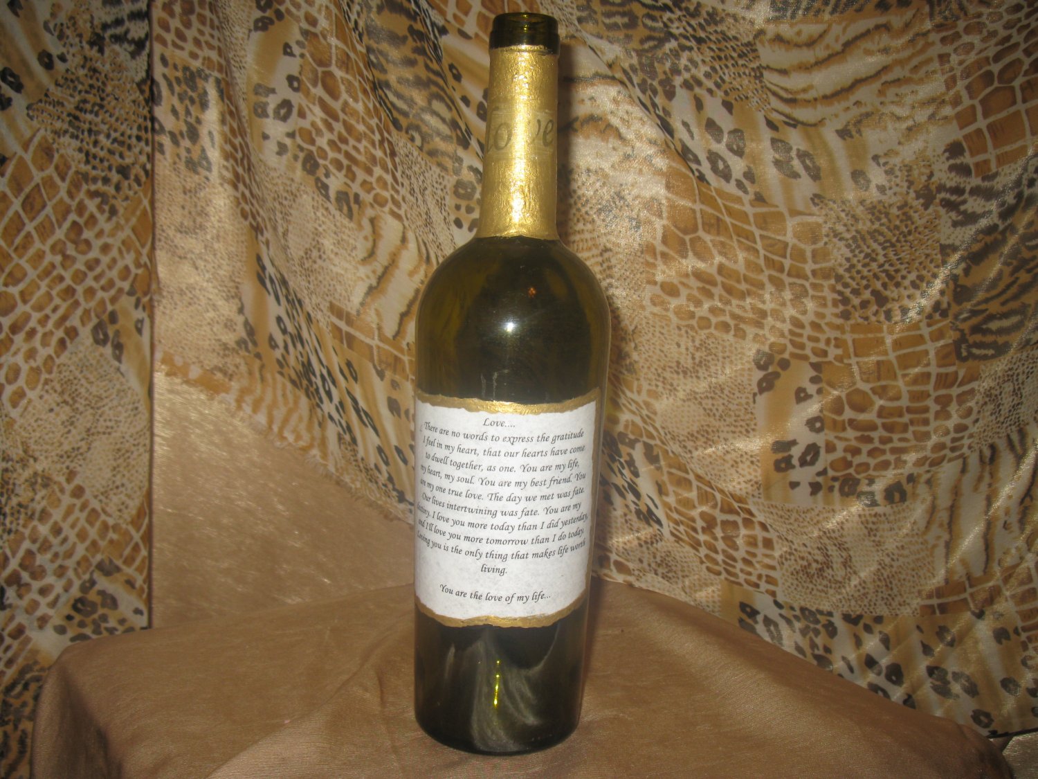 Love Letter Bottle: Incense Holder