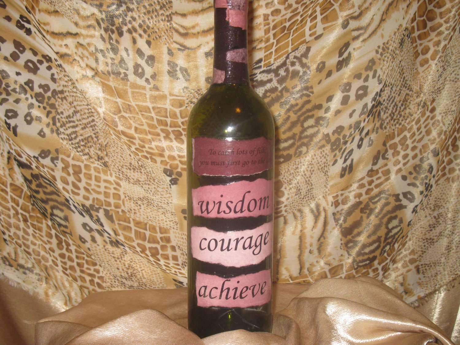 Quote Bottle: Incense Holder