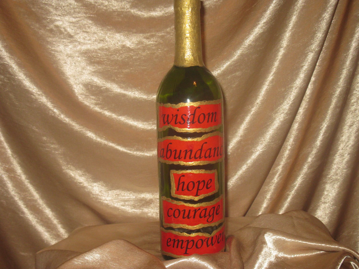 Quote Bottle: Incense Holder
