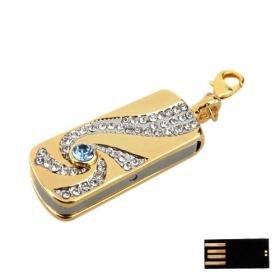 Luxurious Scroll Jewelry Jewelry USB Flash Drive - Optional Memory (8GB)