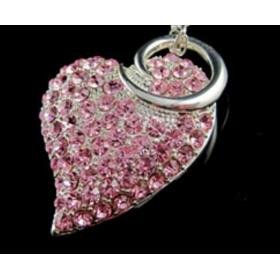Slanting stereo heart USB Drive 8G