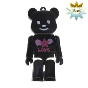 Black Bear Shaped USB 2.0 Flash/Jump Drive (8GB)