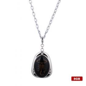 Stainless Steel Scorpion USB2.0 Flash Drive Necklace (8GB)