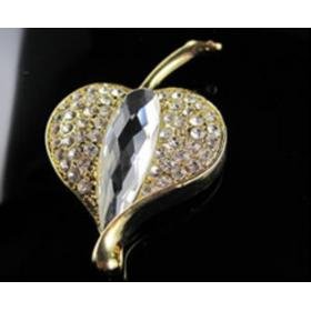 Crystal Leaf Golden USB Drive 8G