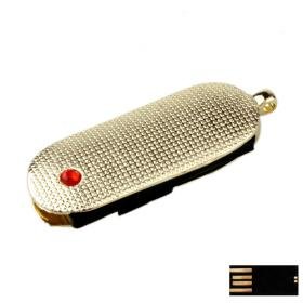 Glaring Oval-type Jewelry USB Flash Drive(8GB)