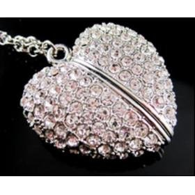 Three-dimensional Heart Silvery 8G