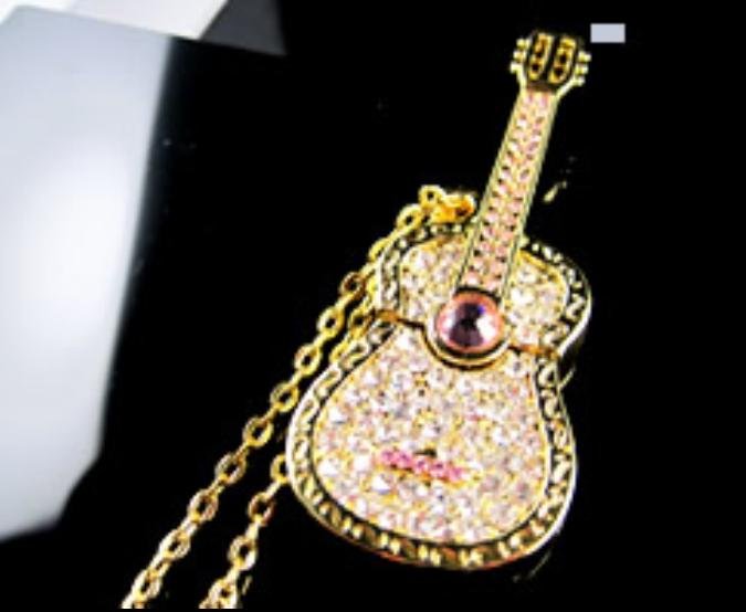 Guitar-Golden USB Drive (8G)