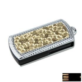 Bling Square Jewelry USB Flash Drive(8GB)