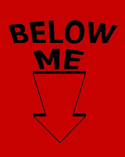 Below Me