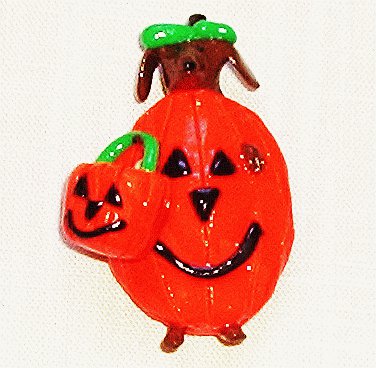 Happy Halloweiner Dachshund Magnet