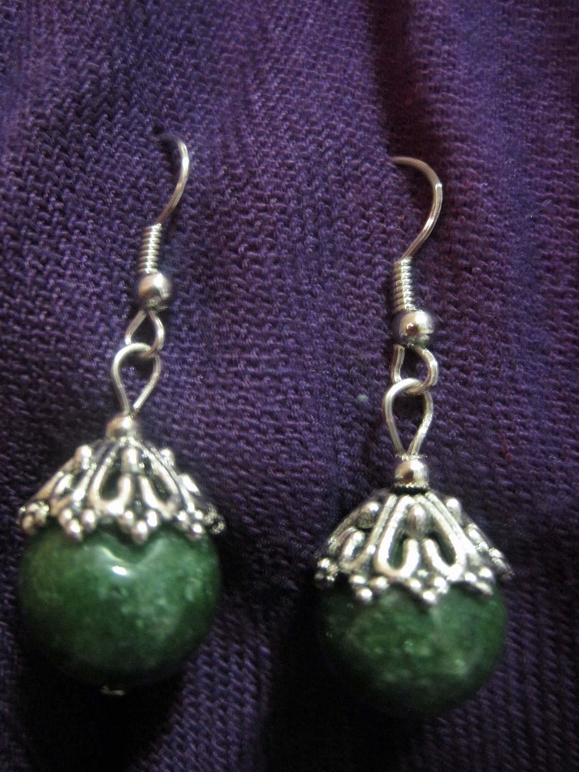 Large Jade Earrings