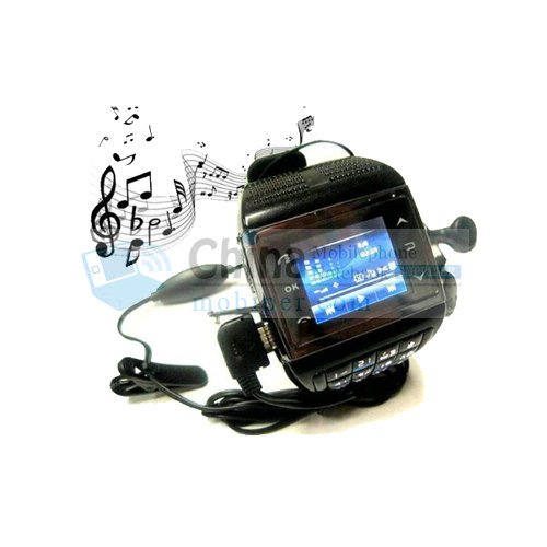 VE77 Dual SIM Quad Band FM Radio Bluetooth Touch Screen Watch Phone