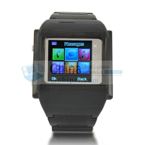 Watch Phone W600T Tri-band Metal House Camera and TF Card