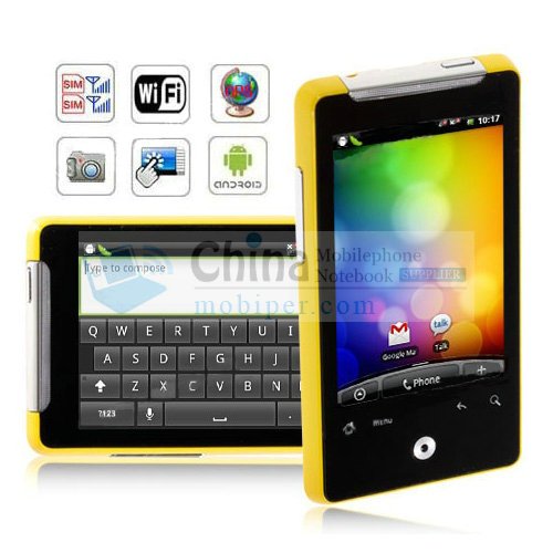 A6380 Android 2.2 Wi-Fi A-GPS 3.1" Capacitive Touch Screen Quad Band Dual SIM Smart Phones