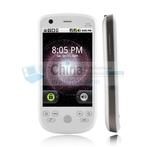 H6 android 2.2 dual sim Quadband smartphones 3.2inch white version