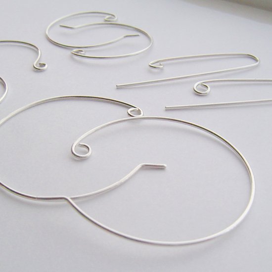 handcrafted sterling earwires bulk pack of 10 pairs