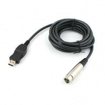 3M Microphone USB MIC Link Cable USB Male to XLR Female