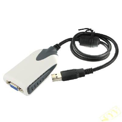 USB 2.0 to VGA External Multiple Display Monitor or Video Card External Display Adapter