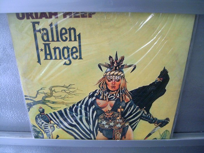 URIAH HEEP Fallen Angel GATEFOLD LP 1978 ROCK**