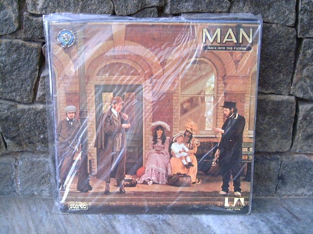 MAN Back Into The Future LP 1974 ROCK MUITO RARO