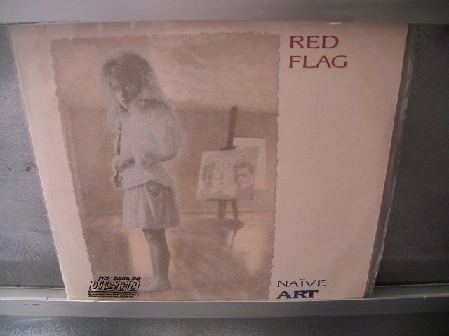 RED FLAG Naive Art LP 1989 EXCELENTE ROCK COM INFLUENCIAS GOTICAS SEMINOVO