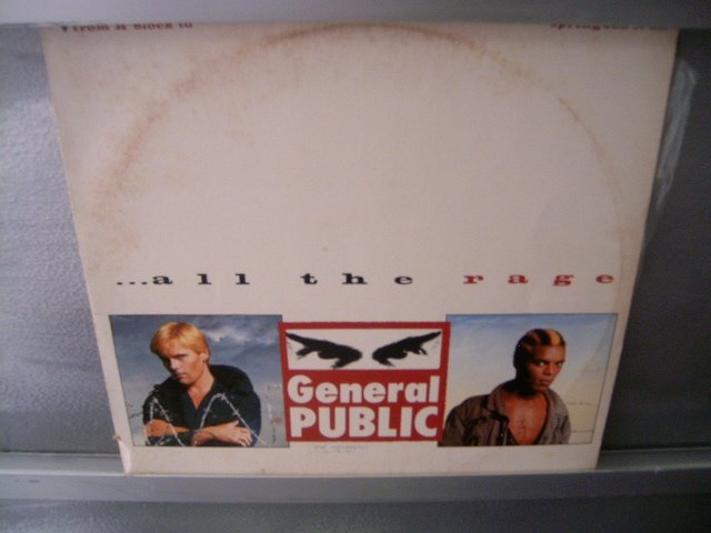 GENERAL PUBLIC All The Rage LP 80s MUITO RARO
