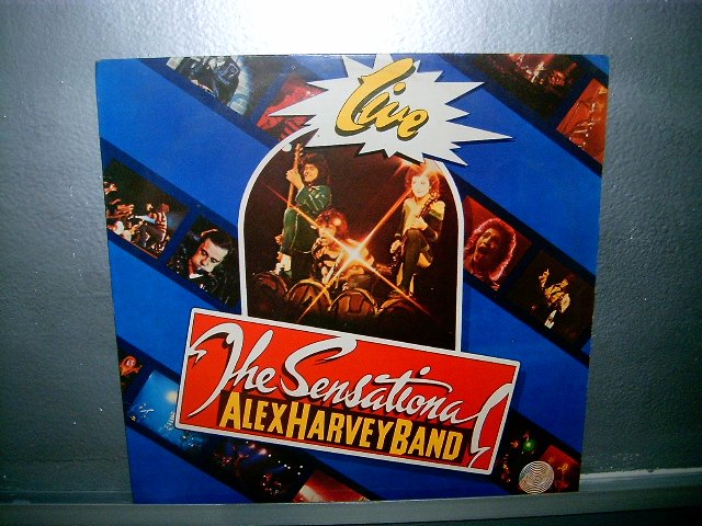 THE SENSATIONAL ALEX HARVEY BAND the sensational alex harvey band live LP 1976 ROCK MUITO RARO VINIL