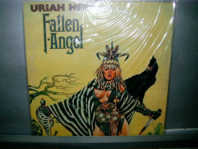 URIAH HEEP Fallen Angel LP 1978 NM GATEFOLD SN CAPA DUPLA