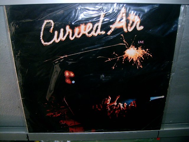 CURVED AIR live LP 1975 ROCK**