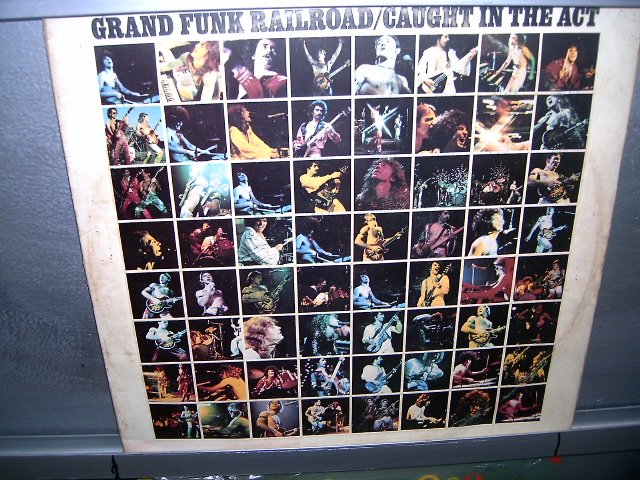 GRAND FUNK RAILROAD caught in the act LP 1975 ROCK MUITO RARO VINIL