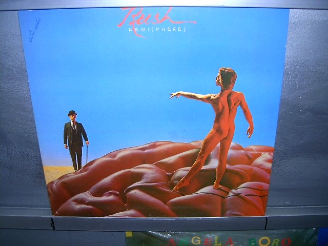 RUSH hemispheres LP 1978 PROGRESSIVE ROCK*