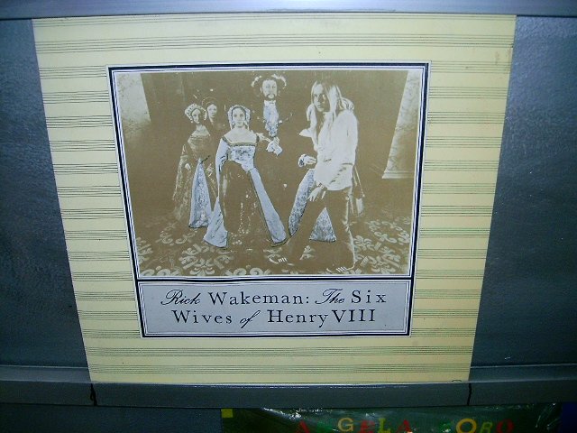 RICK WAKEMAN the six wives of henry 8 LP 1973 PROGRESSIVE ROCK**