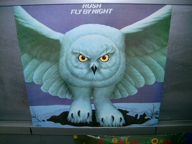 RUSH fly by night LP 1975 ROCK SEMI-NOVO MUITO RARO VINIL