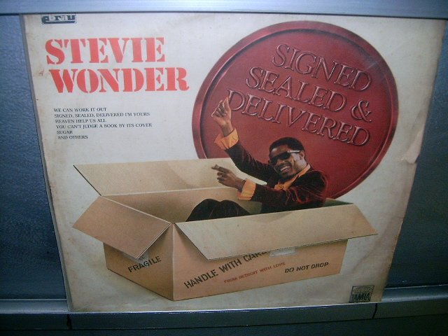 STEVIE WONDER signed sealed & delivered LP 1969 BLACK MUSIC MUITO RARO VINIL