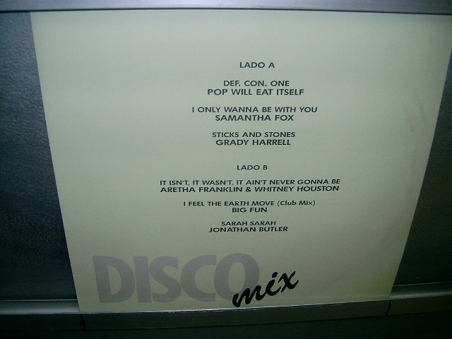 DISCO MIX disco mix LP 1989 BLACK MUSIC MUITO RARO VINIL