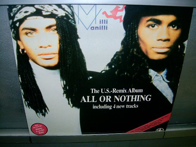 MILLI VANILLI all or nothing LP 1989 BLACK MUSIC SEMI-NOVO MUITO RARO VINIL