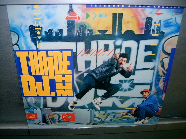 THAÃ好E E DJ HUM pergunte a quem conhece LP 1989 RAP SEMI-NOVO MUITO RARO VINIL