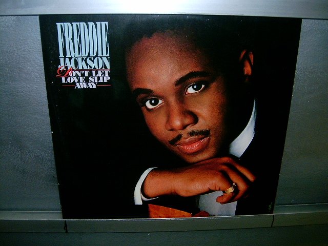 FREDDIE JACKSON don't let love slip away LP 1988 BLACK MUSIC SEMI-NOVO MUITO RARO VINIL
