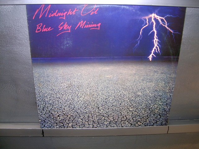 MIDNIGHT OIL blue sky mine LP 1989 ALTERNATIVO SEMI-NOVO MUITO RARO VINIL