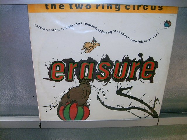 ERASURE the two ring circus 2LP 1986 SYNTH POP EXCELENTE MUITO RARO VINIL