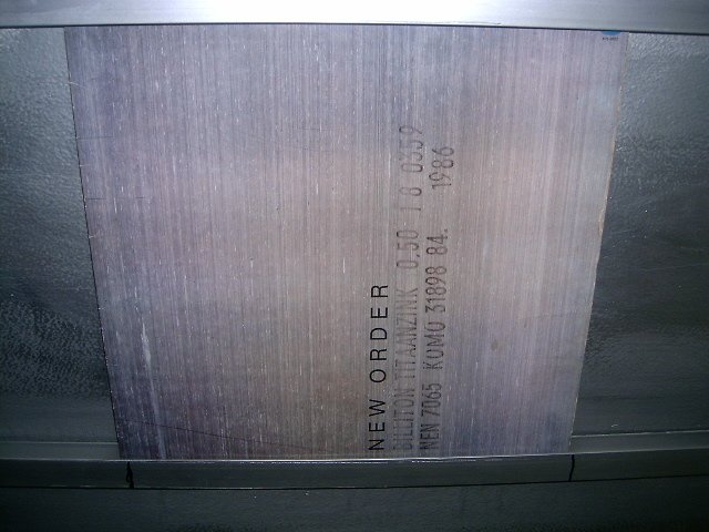 NEW ORDER brotherhood LP 1987 PÓS-PUNK MUITO RARO VINIL