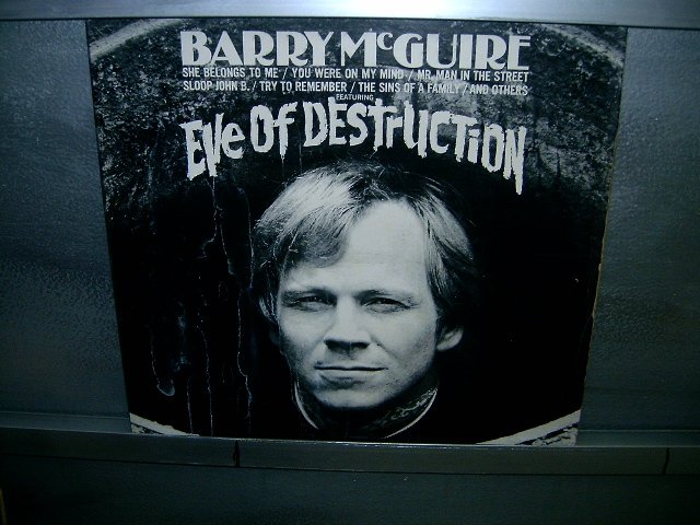 BARRY McGUIRE eve of destruction LP 1965 ROCK MUITO RARO VINIL
