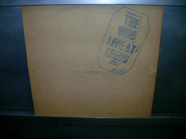 THE WHO live at leeds LP 1969 IMPORTADO COM FOTOS E ENCARTES