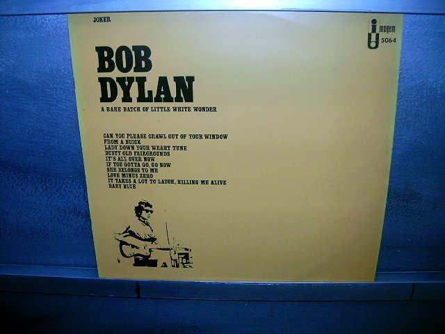 BOB DYLAN a rare batch of little white wonder LP 1978 ROCK EXCELENTE MUITO RARO VINIL