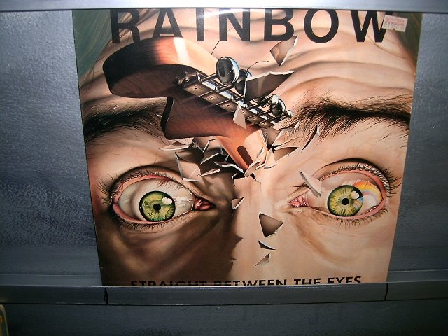 RAINBOW straight between the eyes LP 1982 ROCK EXCELENTE MUITO RARO VINIL
