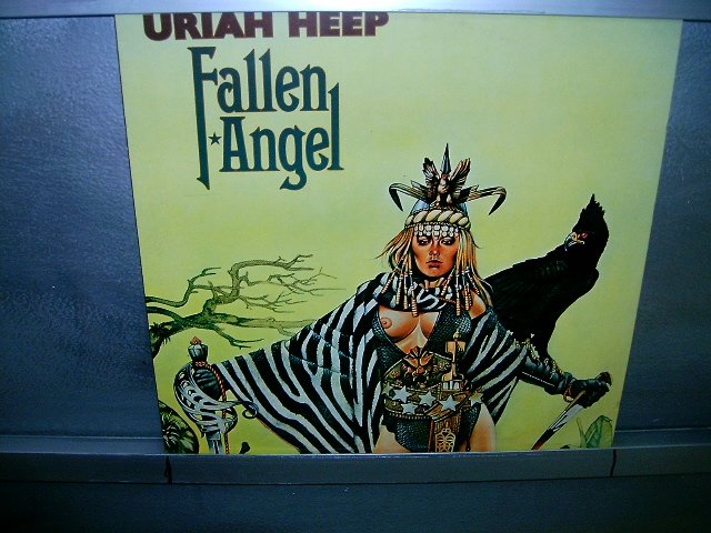 URIAH HEEP fallen angel LP 1978 ROCK**