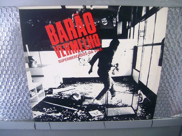BARÃグ VERMELHO supermercados da vida LP 198? ROCK BRASIL EXCELENTE MUITO RARO VINIL
