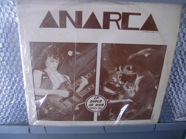 ANARCA ao vivo 2LP 1988 ROCK BRASIL EXCELENTE MUITO RARO VINIL
