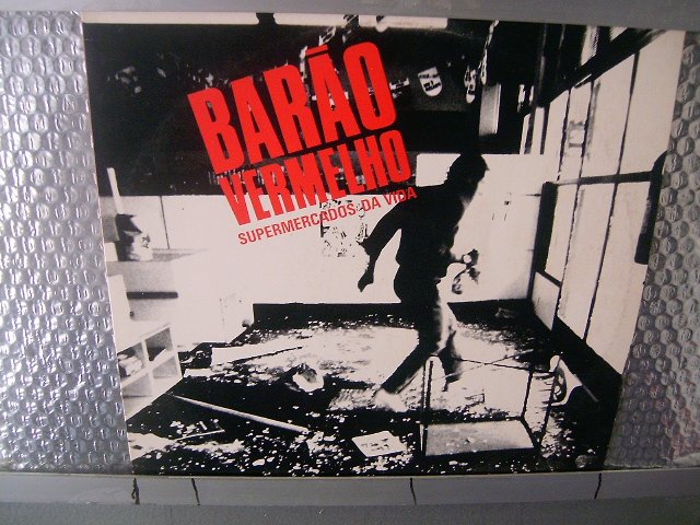 BARÃグ VERMELHO supermercados da vida LP 198? ROCK BRASIL SEMI NOVO MUITO RARO VINIL